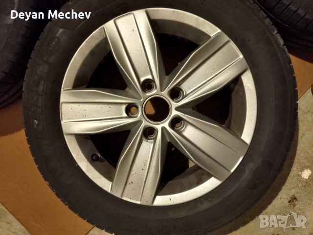 Оригинални джанти Bendigo за VW Caddy, Touran, Golf с гуми Michelin, снимка 4 - Гуми и джанти - 44809687