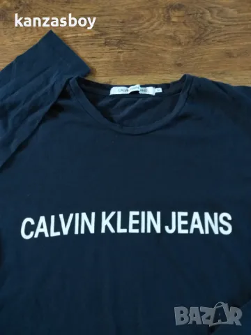 CALVIN KLEIN JEANS - страхотна мъжка блуза М, снимка 2 - Блузи - 48492947