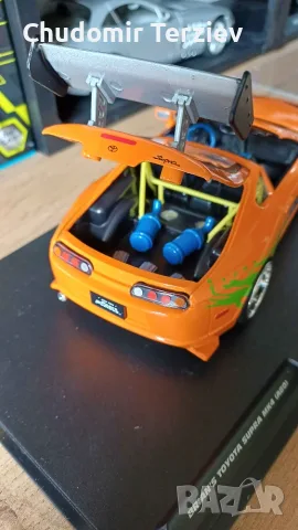 1:24 Jada Fast And Furious Brian Toyota Supra, снимка 5 - Колекции - 55785042