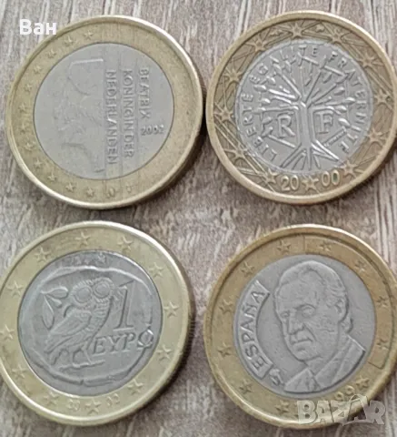 Редки Евро монети 1 Евро , снимка 2 - Нумизматика и бонистика - 47347290