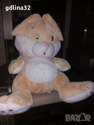 Голям плюшен заек, снимка 3 - Плюшени играчки - 52231811