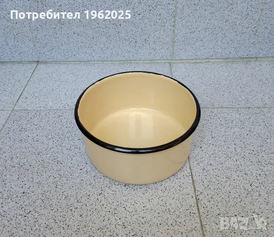 Стара Емайлирана тава и купа от соца, снимка 11 - Антикварни и старинни предмети - 55082361