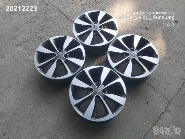 4 броя алуминиеви джанти за Hyundai i20 II 16, снимка 5 - Гуми и джанти - 50740003