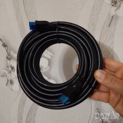 High speed HDMI кабел за  Ethernet. 10 метра, снимка 2 - Кабели и адаптери - 48479140