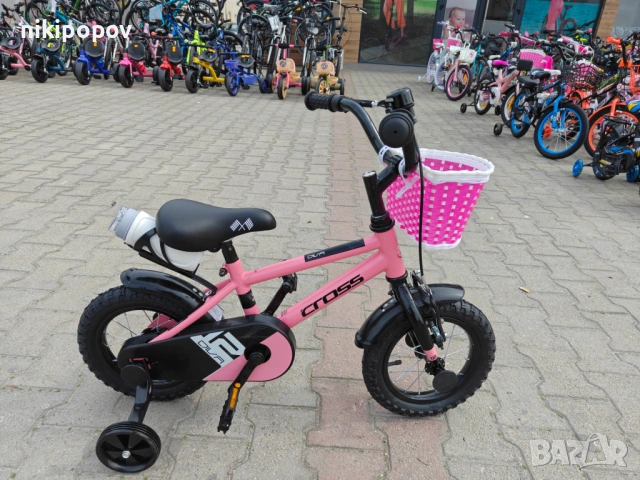 CROSS Велосипед 12" DIVA розов, снимка 2 - Велосипеди - 53830523