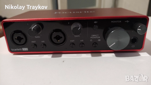 Аудио интерфейс Focusrite Scarlett 2i2 3rd Generation USB, снимка 4 - Други - 52957645
