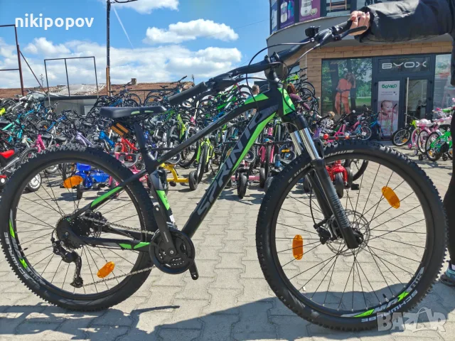 Промо велосипед 27.5" Sprint APOLON черен/зелен, снимка 12 - Велосипеди - 56070691