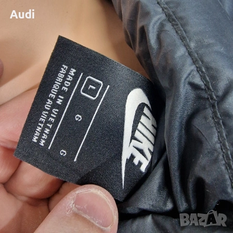 Пухено яке Nike Swoosh, снимка 3 - Якета - 53183609