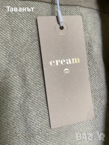 Ефектен елек с дантела и пайети Cream, снимка 6 - Елеци - 47658013