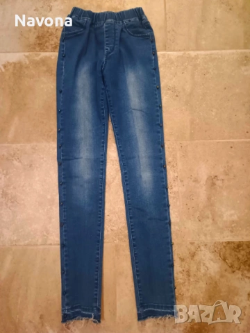 Дънки 11-12г., снимка 7 - Детски панталони и дънки - 53566342