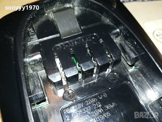 bosch li-ion battery pack 18v/2.0ah 2307231945, снимка 9 - Винтоверти - 41636148