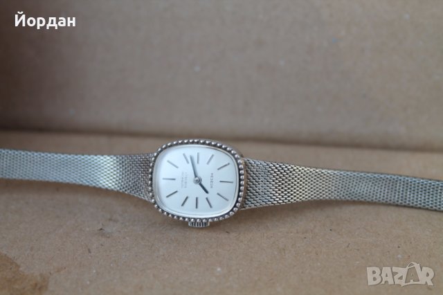 Дамски сребърен часовник ''Receda'' 17 камъка, снимка 9 - Дамски - 41470952