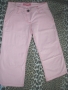 Розов втален панталон от памук тип 3/4, снимка 4