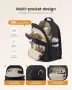 Дамска раница за лаптоп 15.6″ 25L лека, черна LOVEVOOK, снимка 5