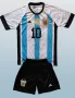 Детско - юношески футболен екип Аржентина Меси Argentina Messi , снимка 2