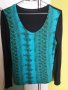 Дамска блуза с дълъг ръкав памучно трико, снимка 1 - Блузи с дълъг ръкав и пуловери - 34630046