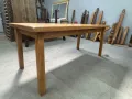 Трапезна маса от дъбов масив, снимка 4