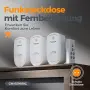 Комплект радио контакти с дистанционно управление TESSAN 3600W 3 броя, снимка 6