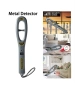 Преносим металдетектор, висока чувствителност, аларма/вибрационен сигнал, сив, 75x25x375mm, снимка 4