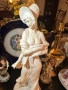 Capodimonte Italy  Circa 1987 автор  Bruno Merli - “ Дамата в бяло” невероятно красива  млада дама , снимка 13
