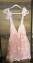Розова рокля на цветя, снимка 2