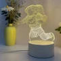 Холограмна 3D LED лампа - Астронавт, снимка 3