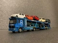 Mercedes Actros 1844 MP2 Kässbohrer SuperTrans Herpa 1:87 Автовоз, снимка 1