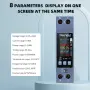 Taxnele KWS-303WF Tuya WiFi AC монитор 40A DIN шина, снимка 3