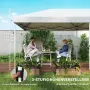 Сгъваем павилион Outsunny 6x3 м, снимка 2