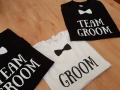 Тениски за ергенско парти с щампа и надпис Tеam Groom , снимка 2