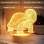  Холограмна 3D LED лампа-Костенурка , снимка 4