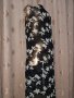 42  Черно прозрачно парео/ рокля/на бели цветя , снимка 4
