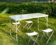 Компект Сгъваема Маса и Столове Malatec 7893, 4 Стола, снимка 1