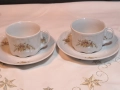 два двойни сета български порцелан Мащерка Разград 27/5, снимка 1