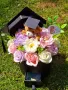 Тематични букети със сапунени цветя и плюшено мече за абитуриенти /абсолвенти, снимка 2