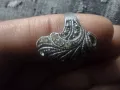 стар дамски сребърен пръстен, снимка 3