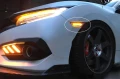 Динамични LED мигачи за калници Honda Civic 10th Gen 2016–2021 – Опушени, снимка 4