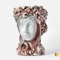 Модерна ваза за цветя / Подарък за жена / Декоративна ваза бюст Аруен от "Властелинът на пръстените", снимка 3 - Декорация за дома - 40523074