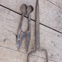 Кована ножица, снимка 2 - Антикварни и старинни предмети - 36005682