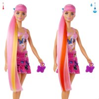Кукла с магическа трансформация Barbie Color Reveal Denim, снимка 3 - Кукли - 44246222