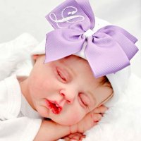 Бебешка шапчица с очарователна панделка, снимка 3 - Бебешки шапки - 38932866