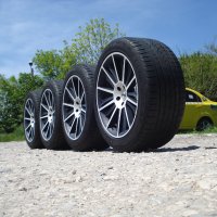 Джанти 20 цола с гуми Мерцедес Ауди БМВ, снимка 3 - Гуми и джанти - 44279964