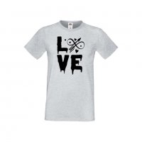 Мъжка тениска Свети Валентин Love 1, снимка 3 - Тениски - 35713255
