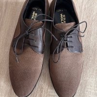 Нови обувки от естествена кожа(набук),40 номер, снимка 2 - Ежедневни обувки - 40656134