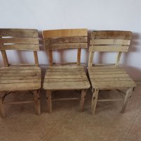 Детски дървени столчета , снимка 1 - Мебели за детската стая - 41633914