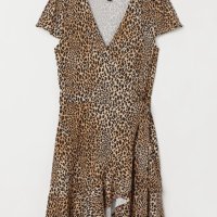 Свежа рокля в леопардов принт  - тип "прегърни ме", снимка 2 - Рокли - 41545786