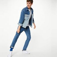 👌 Tommy Hilfiger Jeans Tjm Scanton Оригинални мъжки дънки W33 L34, снимка 1 - Дънки - 35929778