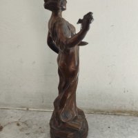 стара метална статуетка, снимка 4 - Други ценни предмети - 42401745