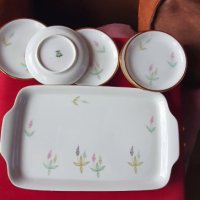 Комплект баварски порцеланови чинии , снимка 3 - Чинии - 44339028