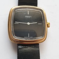 Механичен позлатен часовник Agon, снимка 3 - Антикварни и старинни предмети - 41856984